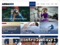 Screenshot strony armader.pl