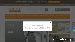www.sintex.pl części do maszyn do szycia
