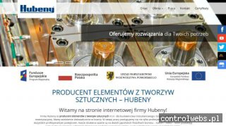 www.hubeny.com.pl Wypraski z tworzyw sztucznych
