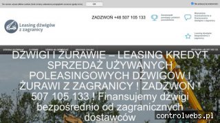 Dzwigi - leasingdzwiguzzagranicy.pl