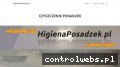 Screenshot strony higienaposadzek.pl
