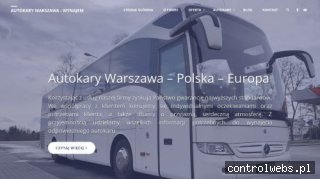 Wynajem autokarów Warszawa