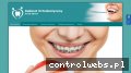 Screenshot strony ortodontalegnica.com