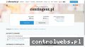 Screenshot strony www.contingent.pl
