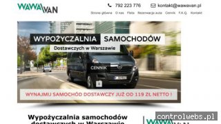 Wypożyczalnia samochodów WawaVan
