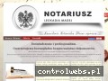 Screenshot strony notariuszmadej.pl