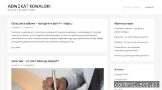 JULIUSZ KOWALSKI prawo