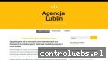 Screenshot strony agencjalublin.pl