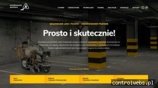 Malowanie pasów - oznakowanie-poziome.pl