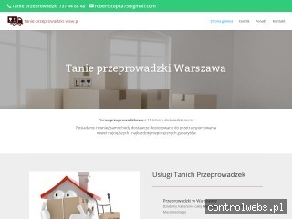 Tanie przeprowadzki Warszawa - Usługi transportowe