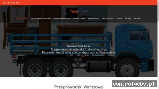 Tanie przeprowadzki Warszawa - Usługi transportowe