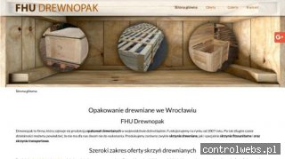 www.drewnopak.eu Skrzynie fumigowane Wrocław
