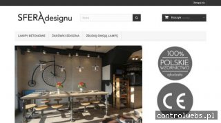 Lampy betonowe wiszące