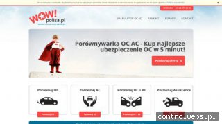 Porównywarka ubezpieczeń OC - wowpolisa.pl