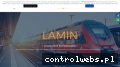 Screenshot strony www.lamin.pl
