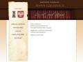 Screenshot strony www.agasienica.pl