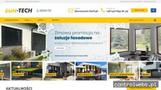 http://sun-tech.pl - Rolety, żaluzje i markizy