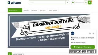 Sklep internetowy typu outlet komputerowy - zikom.pl