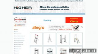 Drabiny magazynowe