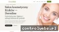Screenshot strony dermline.krakow.pl
