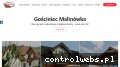 Screenshot strony www.gosciniecmalinowka.pl