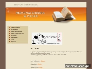 Medycyna Chińska - szkolenia