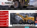 Screenshot strony www.torus.com.pl