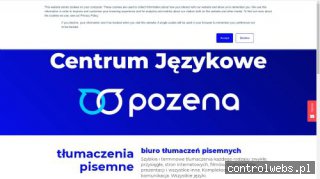 POZENA Tłumaczenia ustne i pisemne