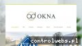 Screenshot strony www.adokna.com