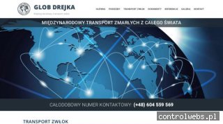 Transport zwłok z zagranicy - GLOB Drejka
