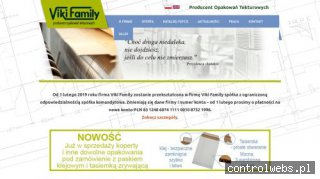 Producent opakowań tekturowych Viki Family Warszawa
