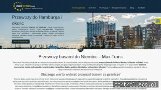 MAX-TRANS Przewozy do niemiec