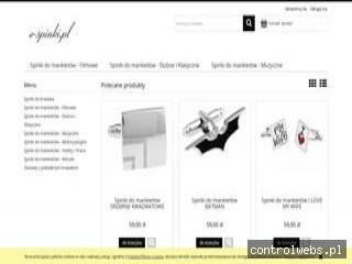 Spinki do mankietów - e-spinki.pl