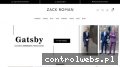 Screenshot strony zackroman.com