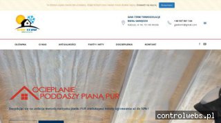 Gaw Term ocieplanie poddaszy pianą Białystok