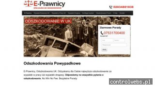 Oodszkodowanie powypadkowe w UK - E-Prawnicy