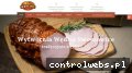 Screenshot strony wedliny-krakow.pl