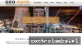 Screenshot strony www.geomapa.info