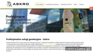 www.askro.pl geodezja Warszawa
