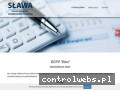 Screenshot strony www.slawa-kostrzyn.pl