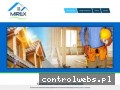 Screenshot strony remontymirex.pl