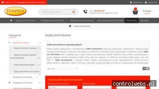 Internetowy sklep z szybami do kominka na wymiar