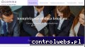 Screenshot strony biurocomma.pl