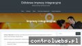 Screenshot strony integracyjneimprezy.com