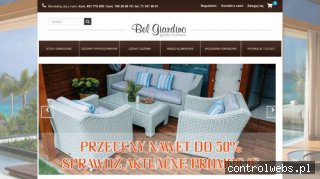 Meble wypoczynkowe technorattan - BelGiardino