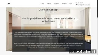 Och Ach Concept - Profesjonalny projektant wnętrz w Krakowie