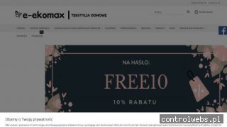 Poszewki na pościele i kołdry w różnych rozmiarach - EKOMAX