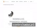 Screenshot strony regeneracja-dwumasy.pl