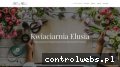 Screenshot strony www.kwiatyelusia.pl