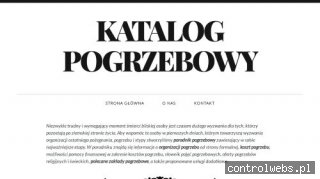 Katalog pogrzebowy